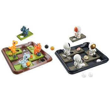 Bīdāmās Jigsaw Puzzle Board Plastmasas Smadzeņu Spēles Rotaļlietas Loģika Izglītības Mācību Slaidu Puzzle Rotaļlieta Vecums 4-6 Gadus vecus Bērnus