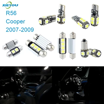 Canbus LED Interjera Apgaismojums Komplekta iepakojumu 9pcs MINI Cooper R56 (2007-2009)