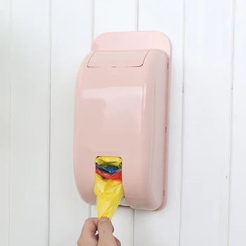 Candy Krāsu Plastmasas Pašlīmējošas Sienas piestiprināms Atkritumu Maiss Uzglabāšanas Kaste, Konteiners 2020