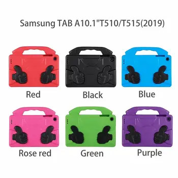 Case For Samsung Galaxy Tab 10.1 2019 SM-T510 SM-T515 segtu Pilnu ķermeņa Bērniem, Triecienizturīgs Tablete Coque Samsung T510 T515 būtiska
