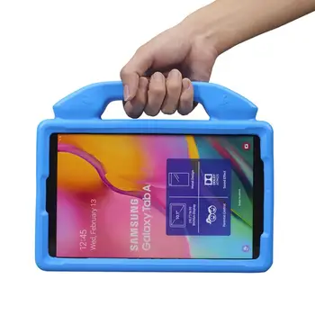 Case For Samsung Galaxy Tab 10.1 2019 SM-T510 SM-T515 segtu Pilnu ķermeņa Bērniem, Triecienizturīgs Tablete Coque Samsung T510 T515 būtiska