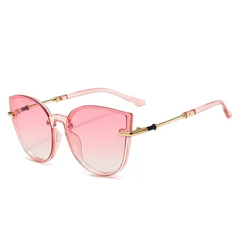 Cat Eye Sieviešu Saulesbrilles Augstas Kvalitātes Melna Caurspīdīga Sieviešu, Saules Brilles Oculos Feminino De Sol Zonnebril Dames