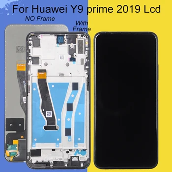Catteny Par Huawei P Smart Z LCD Y9 Ministru 2019 Displejs, Touch Screen Digitizer Montāža Bezmaksas Piegāde Ar Instrumentiem