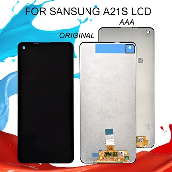 Catteny Sākotnējā 6.5 collu A217 Displejs Samsung Galaxy A21S LCD Ar Touch Screen Digitizer SM-A217F/DS Montāža Bezmaksas Piegāde