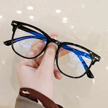 Caurspīdīgs Datora Brilles Anti Zilā Gaisma Brilles PC Rāmis Sievietēm, Vīriešiem Spēļu Oculos Optisko Briļļu 2021 Lunette Gafas