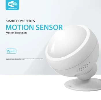 Centrālās Apsardzes Signalizācijas Sensors Kustības Sensors Detektoru Moduļa Stiprinājuma Darbu Ar Alexa, Google Home Tuya/smart Dzīves APP