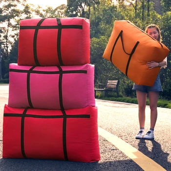 Ceļojumu soma, audekls portatīvo sievietēm doties uz ārzemēm, bagāžas soma liela jauda, 40L-180L liels pārvietot māju uzglabāšanas maiss, maisi ļoti liela