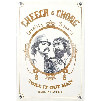 Cheech & Chong - Zeme To Plakātu Metāla Plakātu, Skārda Pazīmes