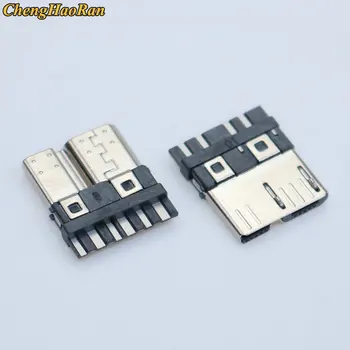 ChengHaoRan 1GB Micro USB 3.0 Vīriešu Savienotājs B Tipa HI speed Datu Transmmission 10Pin Lodēšanas USB Ligzdu