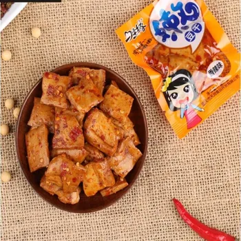 Chongqing ir specialty uzkodas konkursa pupiņu biezpiens pikantu sīkpaku atpūtas pārtika
