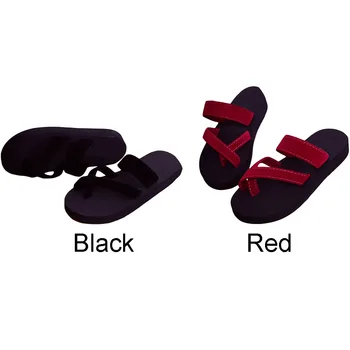 Cietā Melnas Kurpes Sandales Flip Flops Sieviešu Ķīlis Sandales Platformas Pludmales Čības Zapatillas Chinelo Sandalia