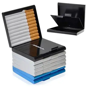 Cigarešu Alumīnija Sakausējuma Turētājs Box 20pcs Cigarešu Uzglabāšanu, Gadījumā, ja Tabakas, Cigāru Konteineru Īpašniekiem M56