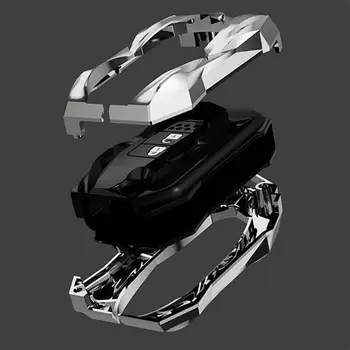 Cinka Sakausējuma Stila Automašīnas Atslēgu Fob, Lietu Vāku Aizsargs Keychain Honda Piederumi Reizes Atslēga