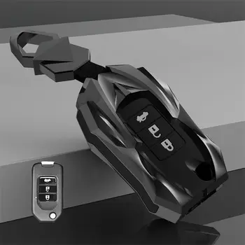 Cinka Sakausējuma Stila Automašīnas Atslēgu Fob, Lietu Vāku Aizsargs Keychain Honda Piederumi Reizes Atslēga