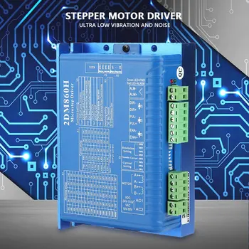CNC 2DM860H Digitālo Divas Fāzes Stepper Motor Vadītāja Microstep Kontrolieris Servo Stepper Motor Vadītāja