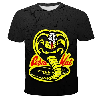Cobra Kai T Krekls Zēniem avatar T vin Vasaras Top Tshirts Īsām Piedurknēm Tees Black kids T-Kreklu apdruka, Drēbes, meitene, 10 gadi