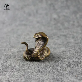Cobra Snake Dekoratīvi Rotājumi Tējas Lolojumdzīvnieku Vīraka Turētājs Vintage interjera Aksesuāri, Dzīvojamās Istabas Vara Figūriņas