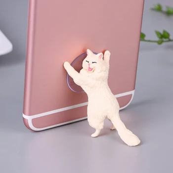 Cool J. Kaķis Mobilā Tālruņa Turētājs Stāvēt Sūcējs Dizaina Viedtālrunis, Tabletes Turētājs
