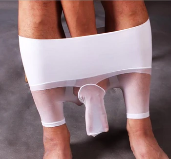 Coolflex Maiga Erotiska Apakšveļa Vīriešu Ledus Zīda Bezšuvju atvērt aizvērt Vārpstas uzcelt māšele elastīgās pusgarās sporta underpanties
