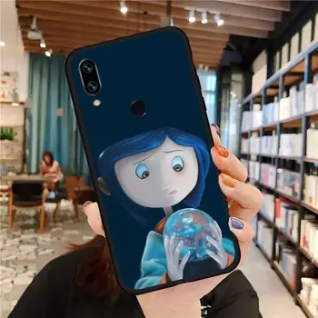 Coraline meitene Phone Gadījumā Xiaomi Redmi 4. Piezīme 4x 5 6 7 8 pro S2 PLUS 6A PRO