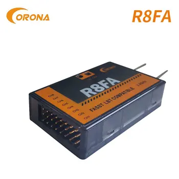 Corona R8FA 2.4 Ghz 8CH Fasst Uztvērēju Saderīgas ar FUTABA FASST Tālvadības T6EX T8FG 10CG 14SG 3PM 4PKS
