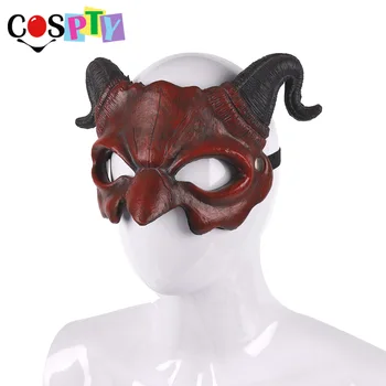 Cospty Tušas Para Diwali Masker Carnaval Dēmons Maske Lateksa Crossdresser Šausmu Monster Voldemorts Velna Maska