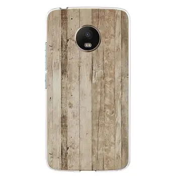 Dabas Bambusa Koksnes Graudu Telefonu Gadījumā, par Motorola Moto G8 G7 G6 G5 G4 E6 E4 E5 Power Plus Spēlēt Vienu Darbības Makro Vīzija Aptver Coq