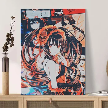 Datums Dzīvot Kurumi Anime Kolāža Estētisko Audekla Apgleznošana Sienu Mākslas Izdrukas, Plakāti Attēlus Dzīves Telpu Dekorēšana Mājas Dekoru