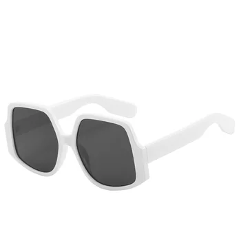Daudzstūra Lielgabarīta Saulesbrilles Sievietēm, Vīriešiem Retro Steampunk Brilles Classic Liels Rāmis, Saules Brilles Dāmas Toņos Brilles UV400 Unisex