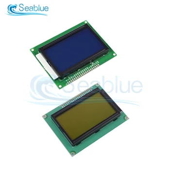 DC 5V LCD12864 LCD 12864 Modulis Zila/Dzeltena Krāsu Ekrāns 128x64 Punkti, Grafiskais LCD Displejs Modulis Arduino Aveņu Pi