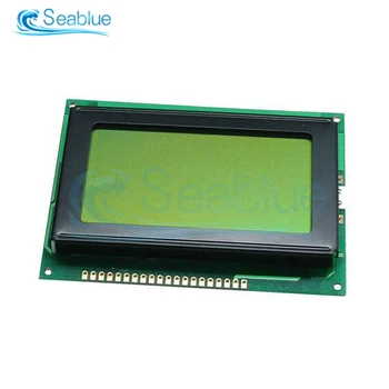DC 5V LCD12864 LCD 12864 Modulis Zila/Dzeltena Krāsu Ekrāns 128x64 Punkti, Grafiskais LCD Displejs Modulis Arduino Aveņu Pi