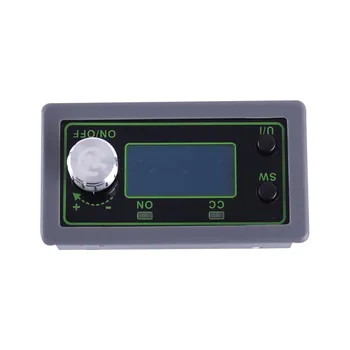DC Buks Solis uz Leju Pārveidotājs CC CV 5.A 0-50V Strāvas Modulis LCD Displejs Voltmetrs Ammeter Regulējams Regulētajiem Barošanas