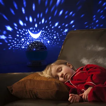 Debess Projektors-Zvaigzne Mēness Galaxy Nakts Gaisma Bērniem Kids Guļamistaba Dekors Projektora Pagriešana Pirmsskolas Nakts Gaismas LED Lampas Bērnu
