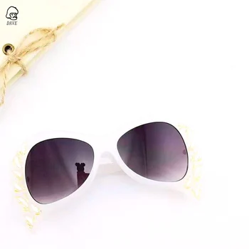 DEIVS Retro Lielgabarīta Saulesbrilles Sieviešu Luksusa Zīmola Dizaineru Modes Unikālo Pāvs, Saules Brilles Trending Dāmas Brilles UV400