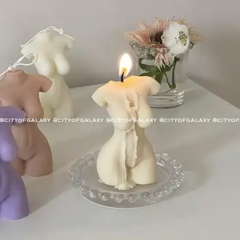 Dienvidkoreja Ins Stila Manekena Sveces Roku Darbs Aromterapijas Sveču Dzimšanas Dienas Dāvanu, Mājas Apdare, Personalizētu Radošo Svece