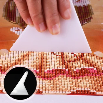 Dimanta Krāsošana Korekcija Pelējuma Cross Stitch Zīmējumu Korekcijas Apaļa kvadrātveida dimanta DIY Uzlīmēšanu urbis Apdares plāksnes Rīku Regulētājs