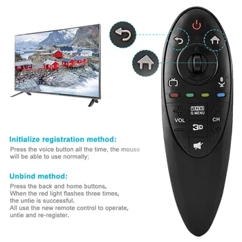 Dinamiskā 3D Smart TV Tālvadības pulti LG MAGIC 3D Aizstāt TV Tālvadības Dropshipping AN-MR500G UB, UC EK Sērijas LCD
