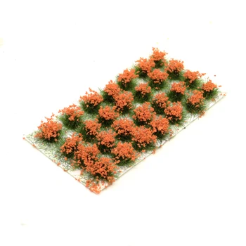 Diorāma Ziedu Klastera Modelis Rotaļlietas Simulācijas Zāle Vilcienu Ziedu Smilšu Galda Izkārtojumu, Padarot Ainu DIY Ainavu