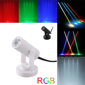 Disco Gaismas Posmā Lampas Staru, RGB Gaismas Lāzera Projektoru KTV Kāzu Piegādes Mini Kustīgās Galvas Portatīvo Smart Skatuves Gaismas