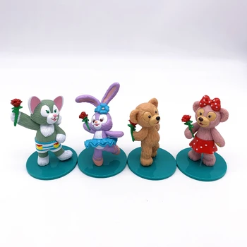Disney 4gab Karikatūra Mini Zaķis Duffy Attēls Unisex Filmu un TV Modeli, Rotaļlietas, Hobiji Darbības Rādītāji Par Bērnu Dāvanu