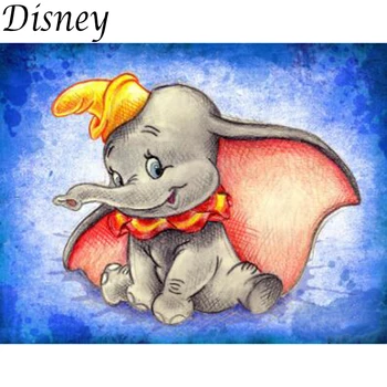 Disney Diy Laukumā Pilnībā Dimanta Urbšanas Krāsošana Dumbo Dimanta Izšuvumi Krustdūrienā Komplekti, Mozaīku Karikatūra Zilonis Nouveautdecor