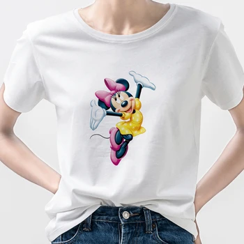 Disney Mickey Burvis T-Krekls Sievietēm Vintage Harajuku Streetwear spānijas Vogue Ropa Tumblr Mujer Sieviešu Apģērbu Bezmaksas Piegāde