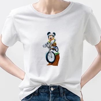 Disney Mickey Burvis T-Krekls Sievietēm Vintage Harajuku Streetwear spānijas Vogue Ropa Tumblr Mujer Sieviešu Apģērbu Bezmaksas Piegāde