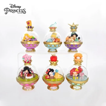 Disney Princess Sērijas Kristāla Bumbu Rotājumi Princese Attēls Rotaļlietas Cute Dāvanu Apdare Oriģinālu Raksturu Kolekcionējamu Rotaļlietu