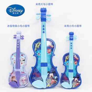 Disneygirls saldēti 2 vijoles Rotaļu Mūzikas Instruments, Ar mūziku, gaismas, zēni simulācijas elektroniskā mūzika, rotaļu mūzikas instruments