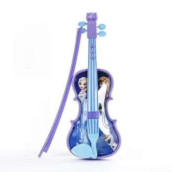 Disneygirls saldēti 2 vijoles Rotaļu Mūzikas Instruments, Ar mūziku, gaismas, zēni simulācijas elektroniskā mūzika, rotaļu mūzikas instruments