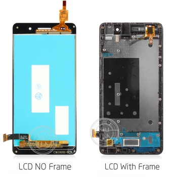 Displeja Huawei Honor 4C Ekrāns Ar Rāmi LCD skārienekrānu, Digitizer Montāža Huawei Y6 PRO Rezerves Daļas, Remonts