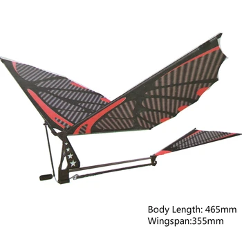 DIY 18Inches Ērglis Oglekļa Šķiedras Atdarināt Putnu Pulcēšanās Flapping Spārna Lidojuma Modeli Gaisa kuģa Plaknes, Rotaļlietas