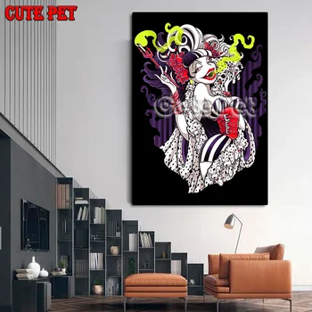 DIY Dimanta Glezna, Karikatūra princese Cross Stitch Dimanta Izšūšana Modeļi Diablo tvaika Punk meitene rhinestones Mozaīkas dekori
