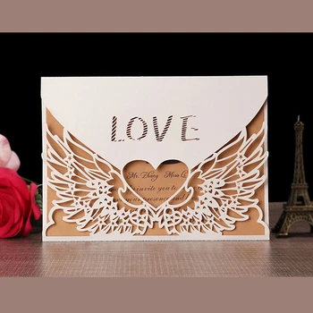 DIY Mīlestības Eņģeļa Spārnus Segtu Kāzu Ielūgums Kartes Metāla Griešanas Mirst Scrapbooking Reljefu Kartē Padarīt Trafaretu Die Samazināt Jaunu 2020